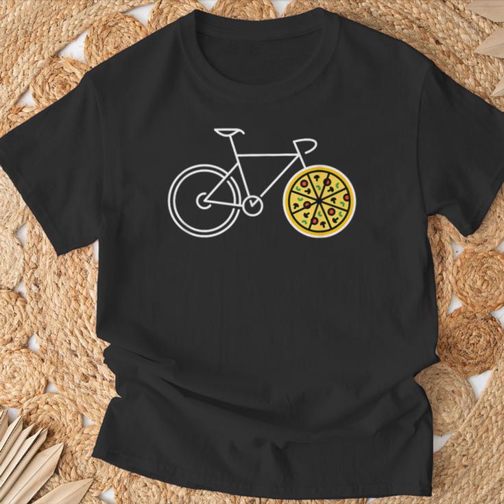 Pizza Fahrrad Radsport Fahrradfahren Fahrradtour T-Shirt Geschenke für alte Männer