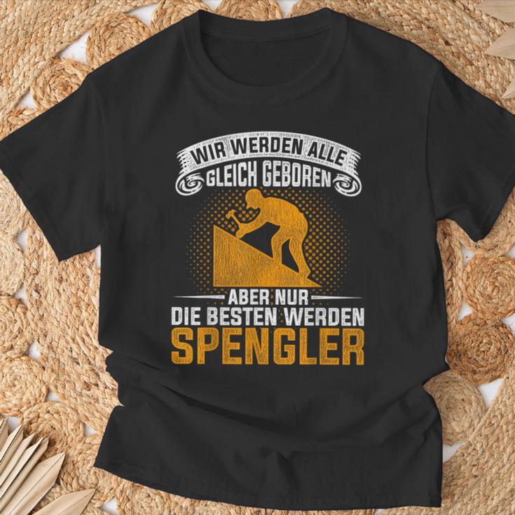 Plumber Installer Tool Spengler Slogan T-Shirt Geschenke für alte Männer