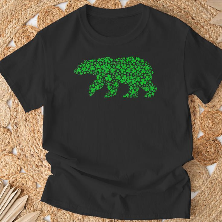 Polar Bear Lover Leprechaun Polar Bear St Patrick's Day T-Shirt Gifts for Old Men