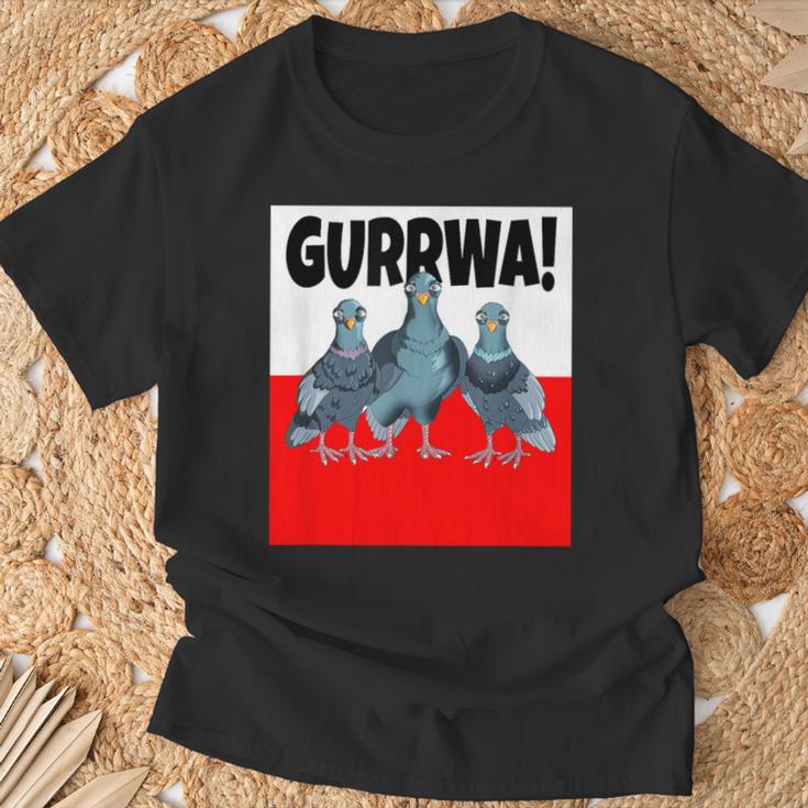 Polish Flag Gurrwa Kurwa Polish Wortwitz T-Shirt Geschenke für alte Männer