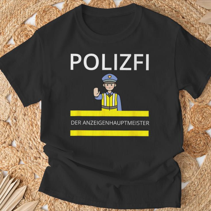 Polizfi Der Anzeigenhauptmeister Distributes Nodules Meme T-Shirt Geschenke für alte Männer