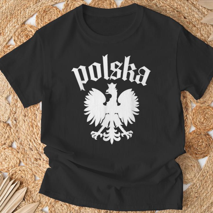 Polska Polish Eagle T-Shirt Geschenke für alte Männer