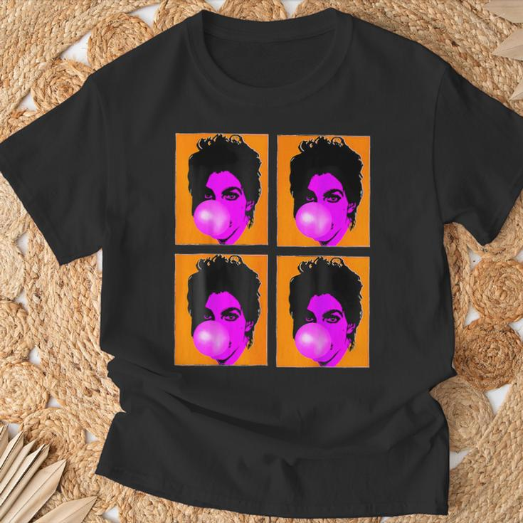 Pop80S Purple Prince Rockroll Famous Faces Humour Cool T-Shirt Gifts for Old Men