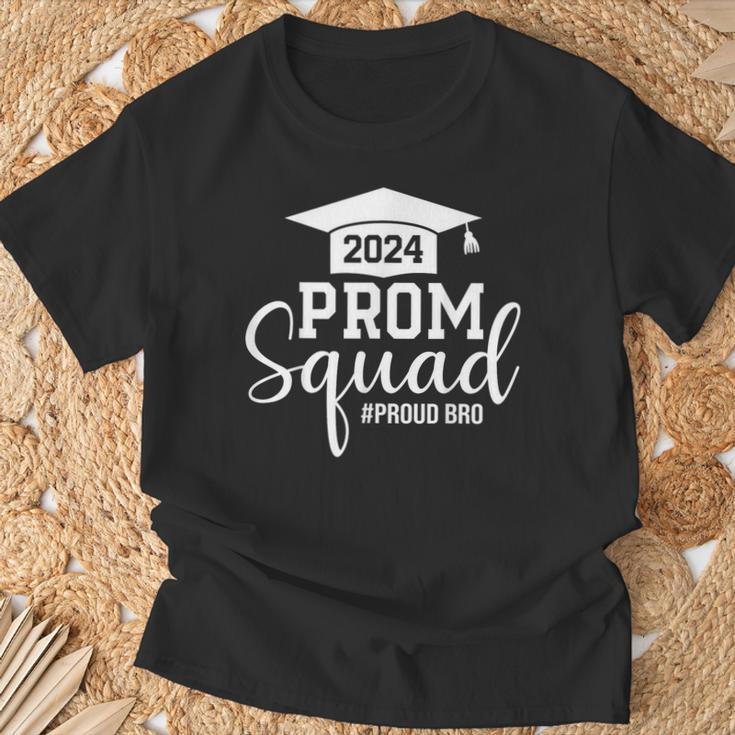 Prom Squad 2024 Graduation Prom Class Of 2024 Proud Brother T-Shirt Gifts for Old Men