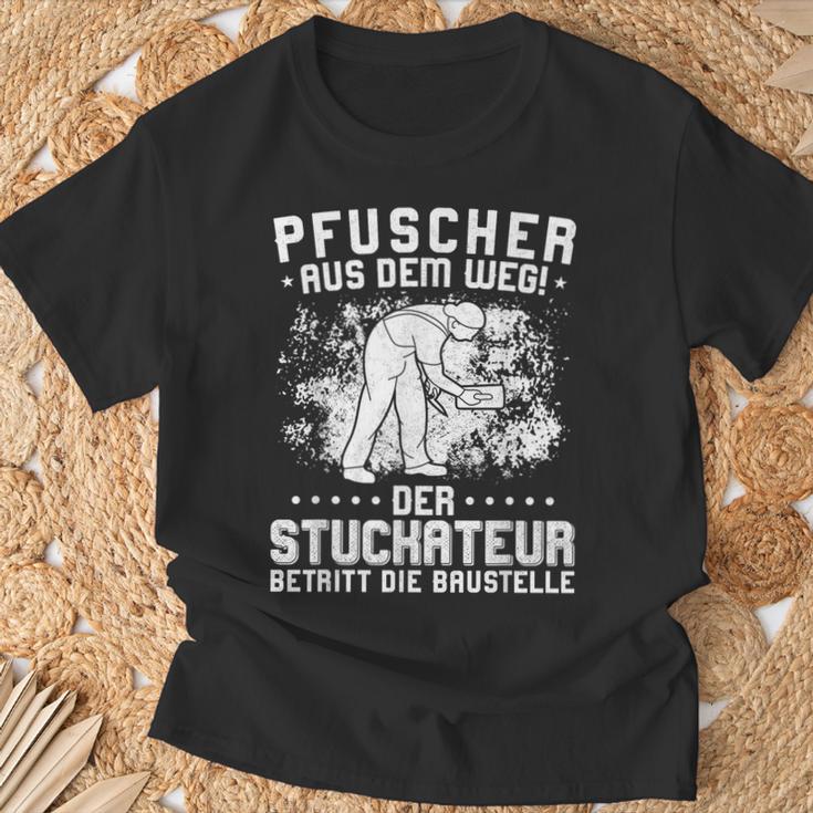 Puscher Aus Dem WegErputzer Plaster Stuckateur S T-Shirt Geschenke für alte Männer