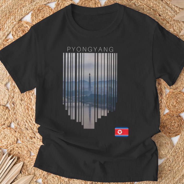 Pyongyang North Korea Flag T-Shirt Geschenke für alte Männer