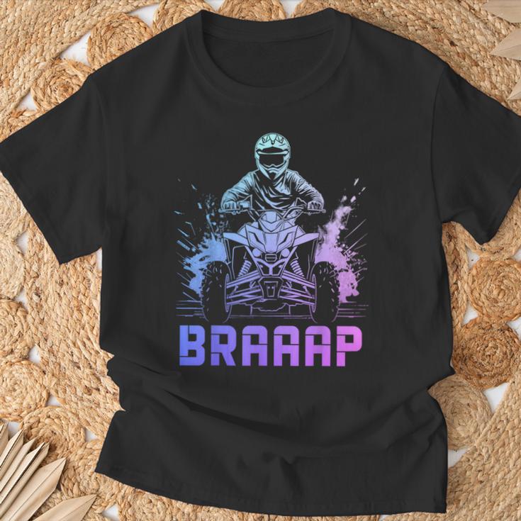 Quad Bike Braap Atv 4 Wheeler T-Shirt Geschenke für alte Männer