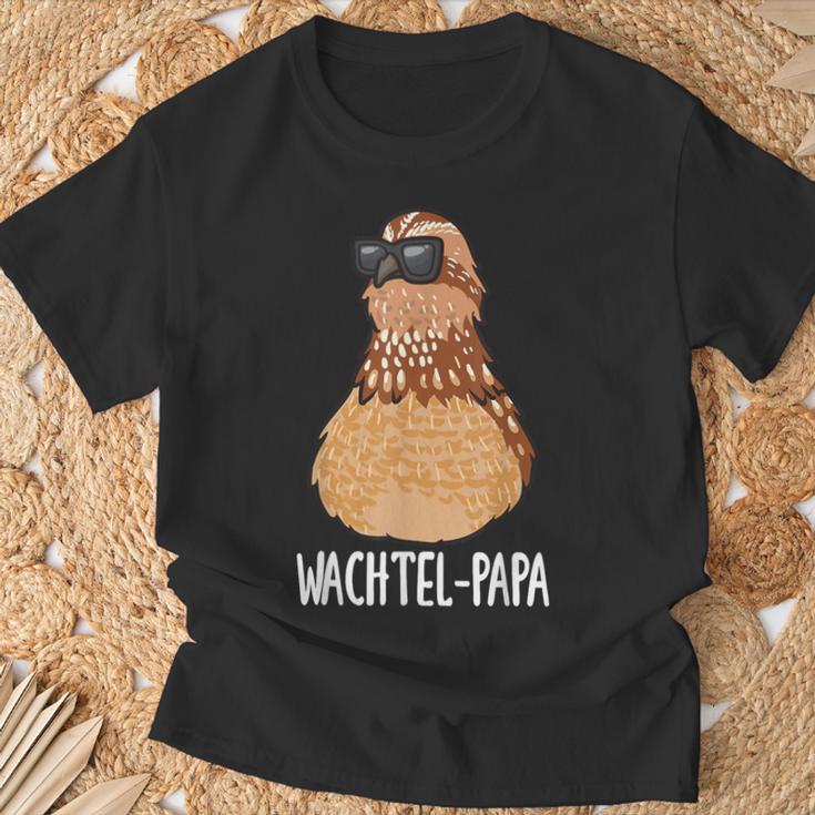 Quail Papa Quail Breeder Quail T-Shirt Geschenke für alte Männer