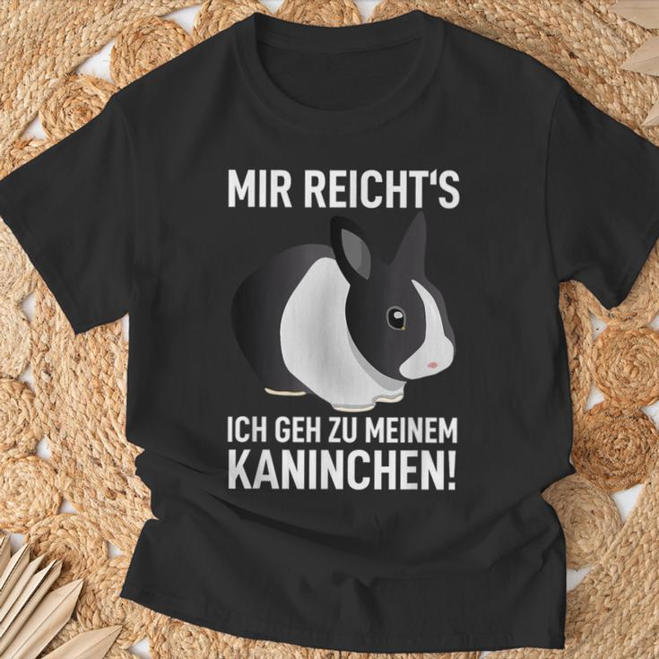 Rabbit Mir Reicht's Ich Geh Zu Meinem Rabbit T-Shirt Geschenke für alte Männer