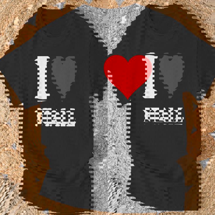 Red Heart I Love Niall T-Shirt Gifts for Old Men