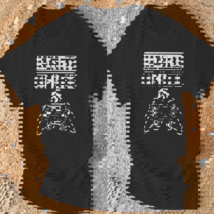 Regalo De 8 Años De Aniversario Para Pareja Nivel 8 Completo Camiseta unisex Regalos para ancianos