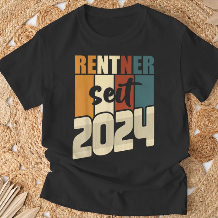 Rentner Seit 2024 German Language T-Shirt Geschenke für alte Männer