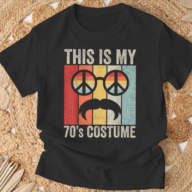 Retro This Is My 70S Costume 70 Styles 1970S Vintage Hippie T-Shirt Gifts for Old Men
