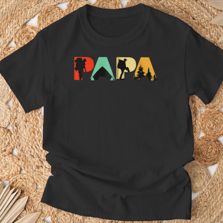 Retro-Camping-Papa Lustigesintage-Papa-Camping-Geschenk Kapuzenjacke T-Shirt Geschenke für alte Männer