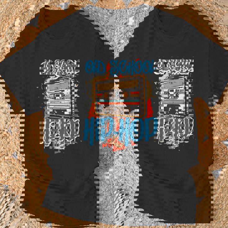 Retro Old School Hip Hop 80S 90S Graffiti Cassette Camiseta unisex Regalos para ancianos