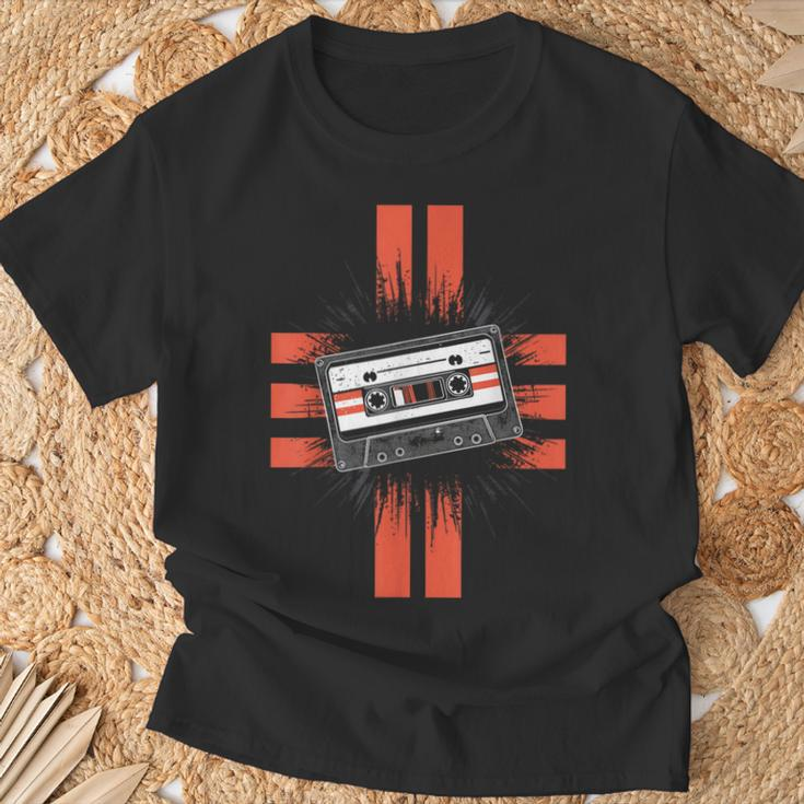 Retro Style Old School Tape Cassette Vintage Mixtape T-Shirt Gifts for Old Men