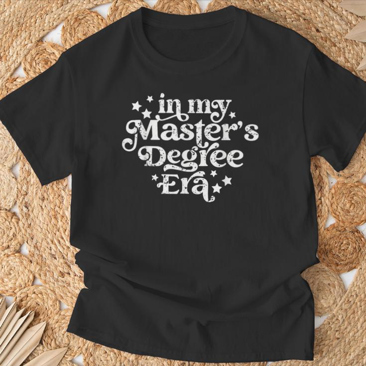 Retro Vintage In My Masters Degree Era Graduation Students T-Shirt Gifts for Old Men