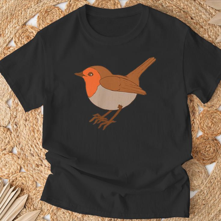 Robin Bird Robin Singbird Bird T-Shirt Geschenke für alte Männer