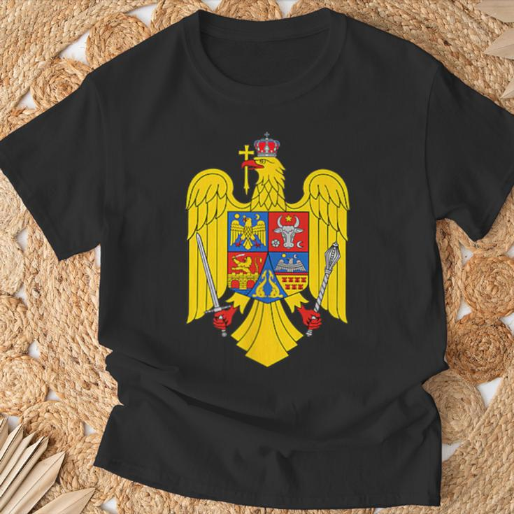 Romania Romania Romanian Eagle T-Shirt Geschenke für alte Männer