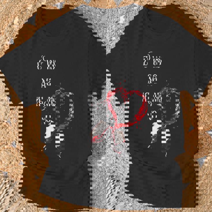 Rotwein Liebhaber Herz-Design T-Shirt für Weinliebhaber Geschenke für alte Männer
