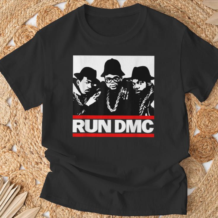 Run Dmc Trio Silhouette T-Shirt Geschenke für alte Männer