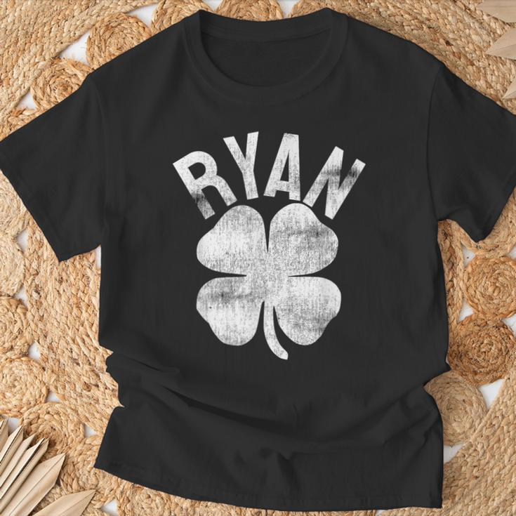 Ryan Family Name Matching St Patrick's Day Irish T-Shirt Gifts for Old Men