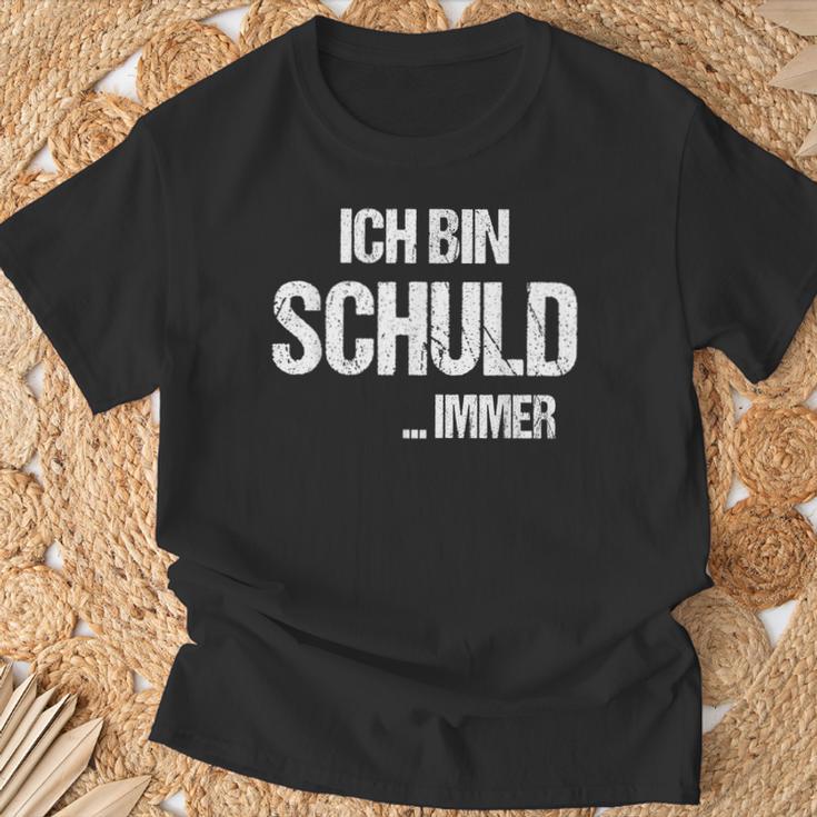 Sarcasm Ich Bin Schuld T-Shirt Geschenke für alte Männer