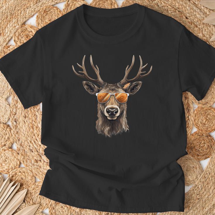 An Scheiß Muass I Trachten Grantler Hirsch Oktoberfest Black T-Shirt Geschenke für alte Männer