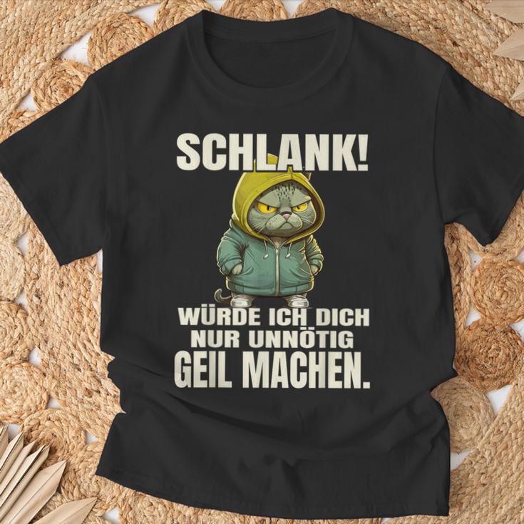 Schlank Würde Ich Dich Nur Unnecessary Geil Machen T-Shirt Geschenke für alte Männer