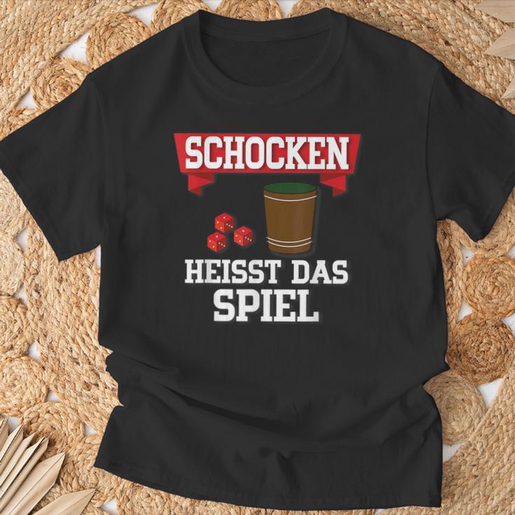 Schocken Heisst Das Spiel T-Shirt Geschenke für alte Männer