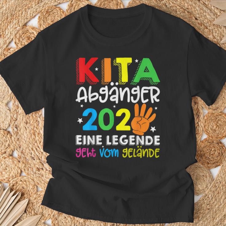 Schulkind Einschulung Schule Letzter Tag Kita Abgänger 2024 T-Shirt Geschenke für alte Männer