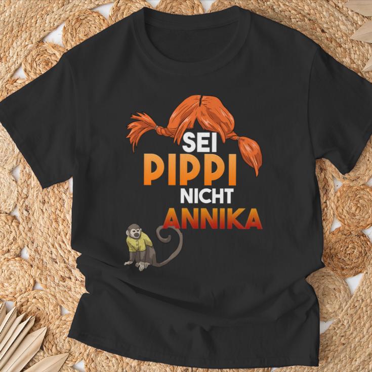 Sei Pippi Nicht Annika Langärmeliges Shirt, Emanzipations Powerfrauen Tee Geschenke für alte Männer