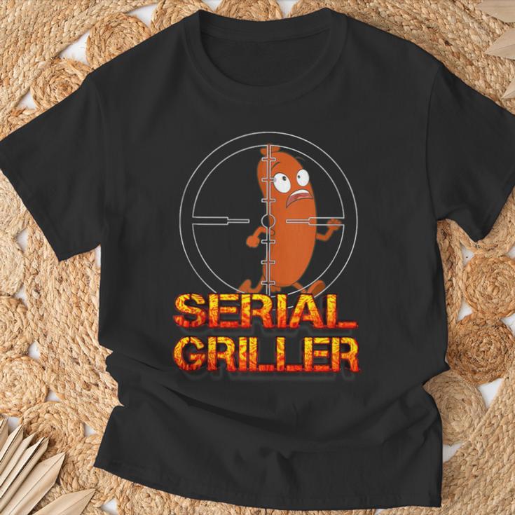 Serial Griller Grillenatertag Grill Herrentag Papa T-Shirt Geschenke für alte Männer