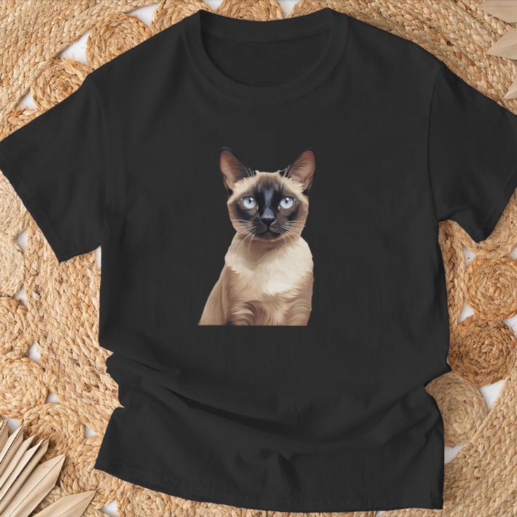 Siamese Cat T-Shirt Geschenke für alte Männer