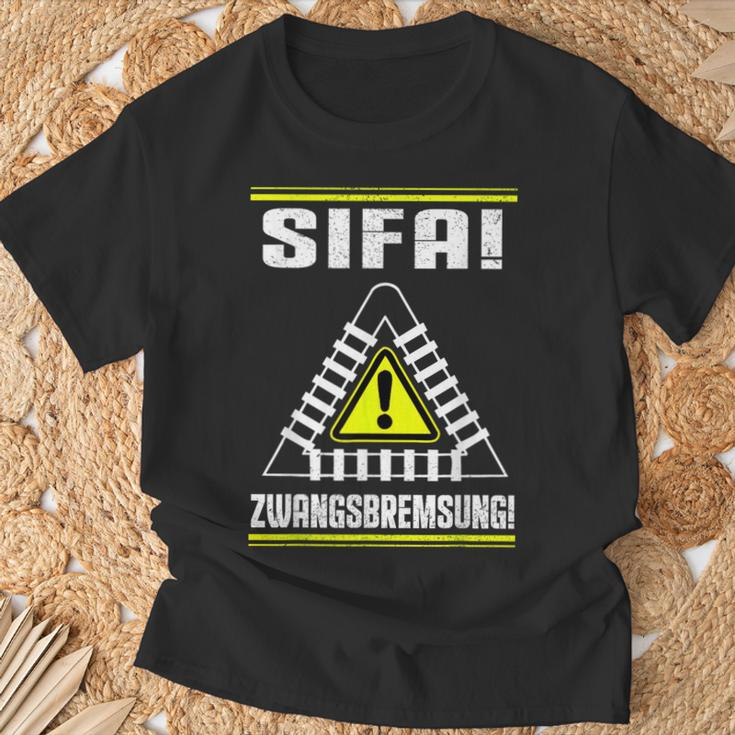Sifa Zwangsbremsung Engine Driver T-Shirt Geschenke für alte Männer