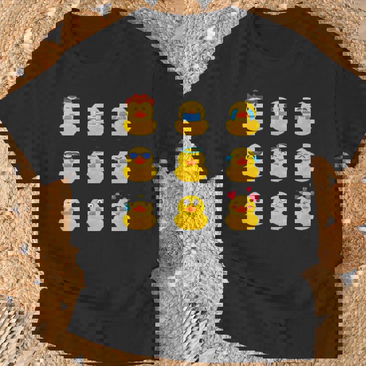 Simpáticos Patos Pequeños Niños Niñas Patos De Goma Patitos Camiseta unisex Regalos para ancianos