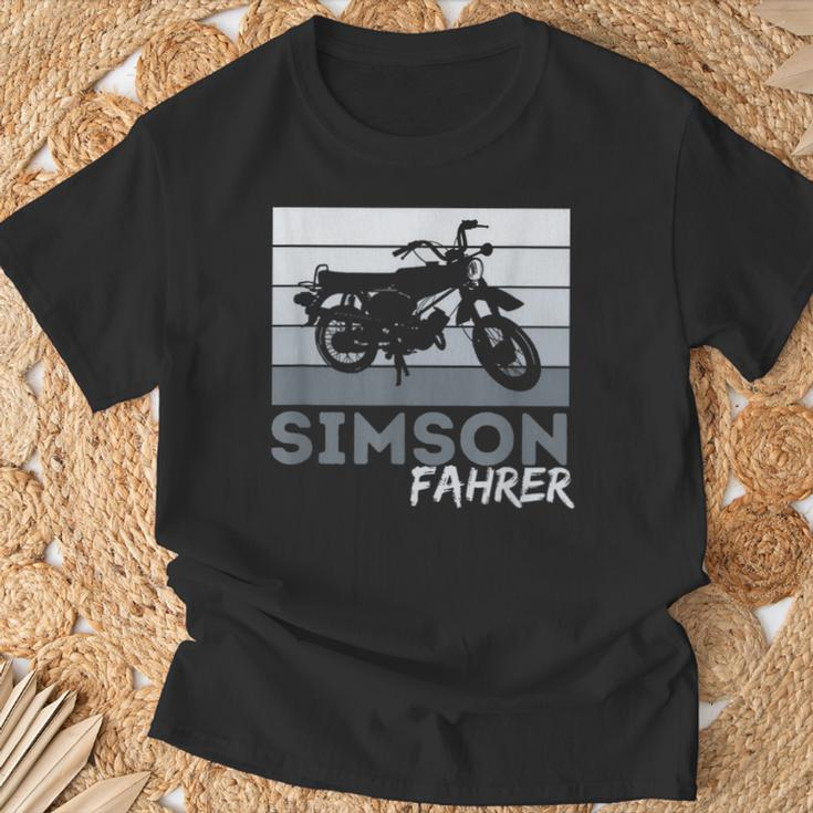 Simson Driver Ddr Moped Two Stroke S51 Vintage T-Shirt Geschenke für alte Männer