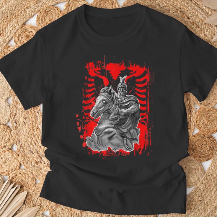 Skanderbeg National Hero Albania Kosovo For Proud Albanians T-Shirt Geschenke für alte Männer