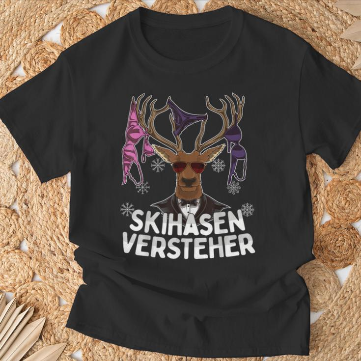 Skihasen Versteher Apres-Ski Party Crew T-Shirt Geschenke für alte Männer
