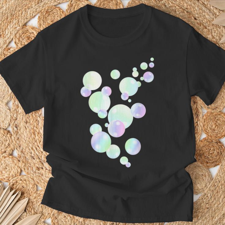 Soap Bubbles Colourful Pastel Colours T-Shirt Geschenke für alte Männer