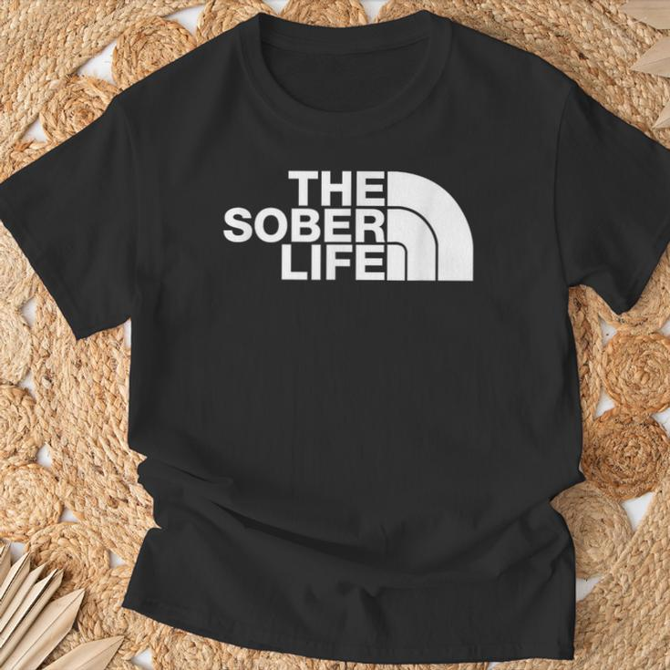 The Sober Life Na Aa Sober Recovery T-Shirt Gifts for Old Men