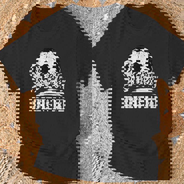 Soccer Bonus Dad Soccer Player Game Day Father's Day T-Shirt Gifts for Old Men