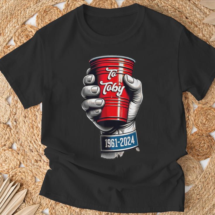 Solo Cup Cheers To Toby Red Solo Cup T-Shirt Gifts for Old Men