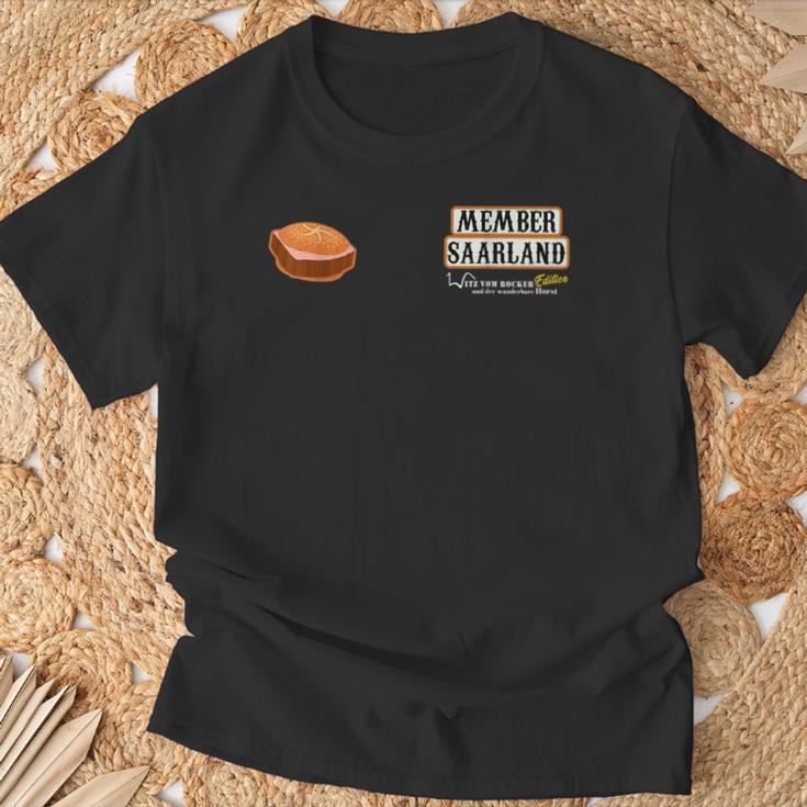 Sons Of Saarland Fleischkäs Witzom Rocker Edition T-Shirt Geschenke für alte Männer