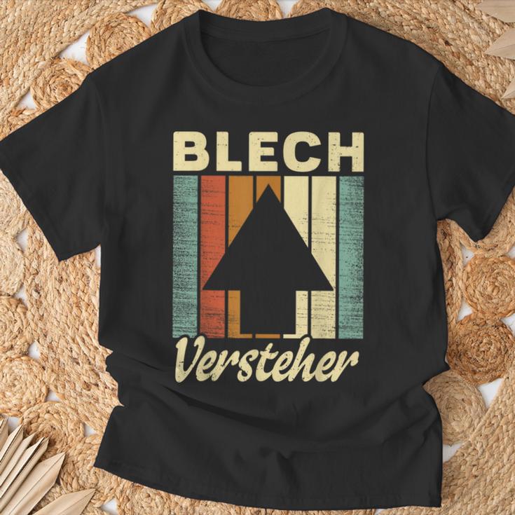 With Spengler Karosseriebauer Plumber Sheet Metal Versteher T-Shirt Geschenke für alte Männer