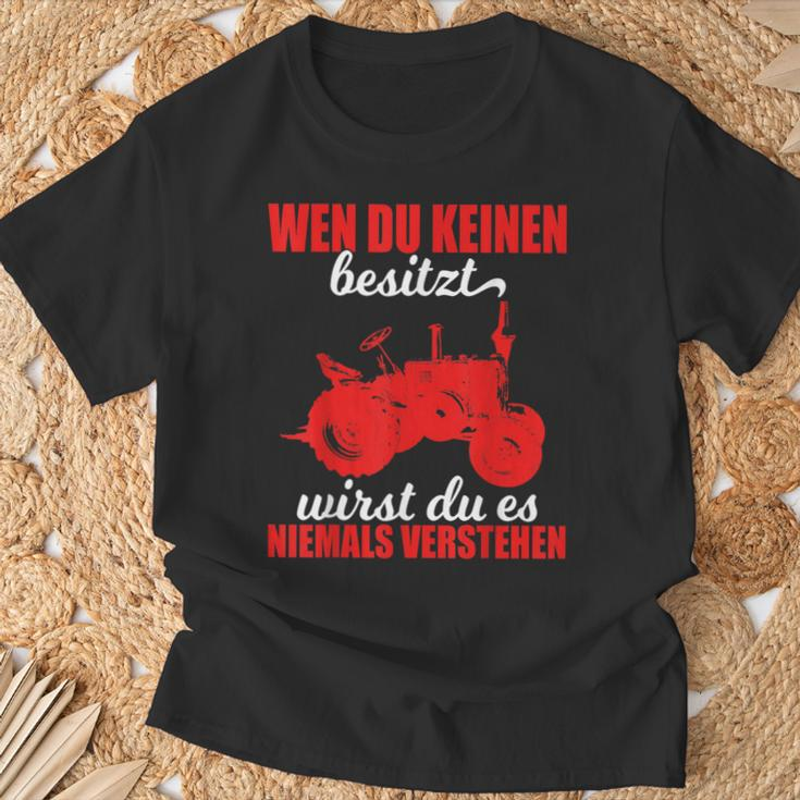 Steyr Oldtimer Tractors Wenn Du Kein Besitzt Tractor T-Shirt Geschenke für alte Männer