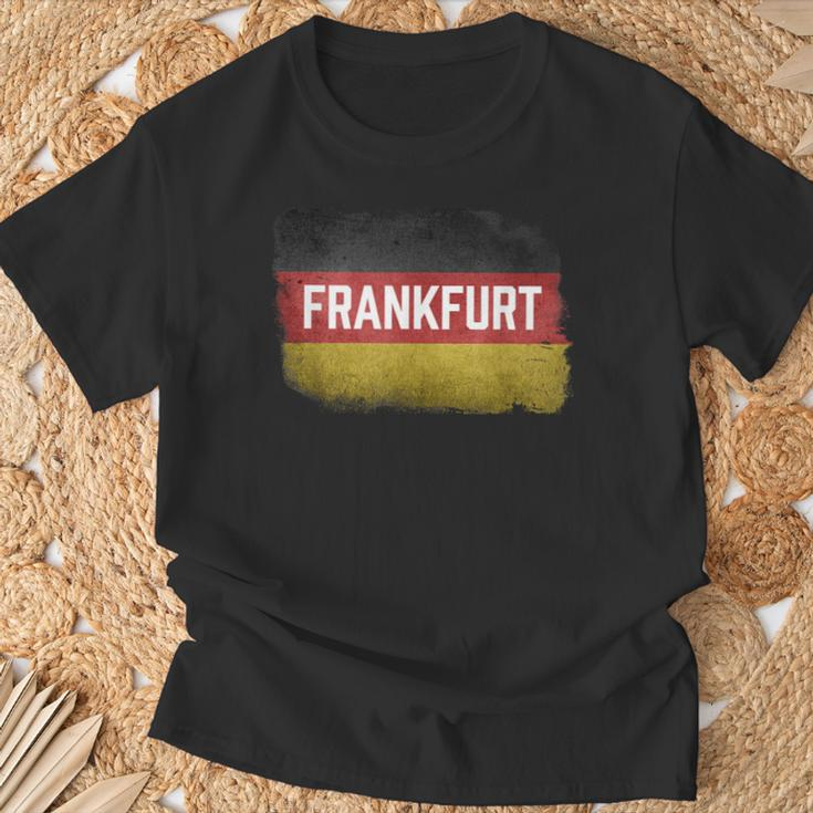 Stuttgart Germany German Flag Vintage Souvenir T-Shirt Gifts for Old Men