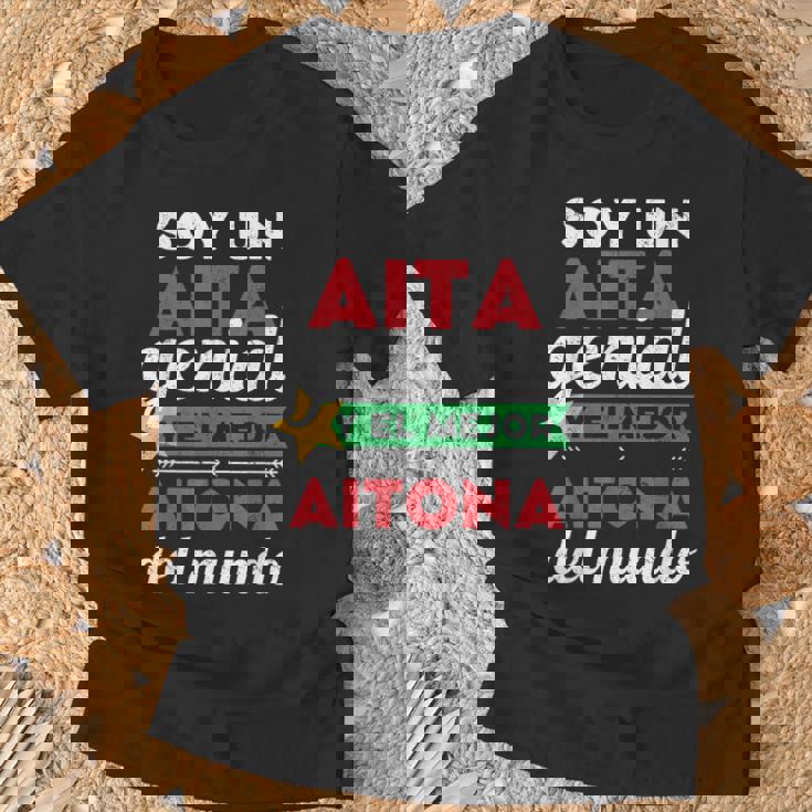 Super Aita Regalo Dia Del Aita Mejor Padre Aitona Abuelo Camiseta unisex Regalos para ancianos