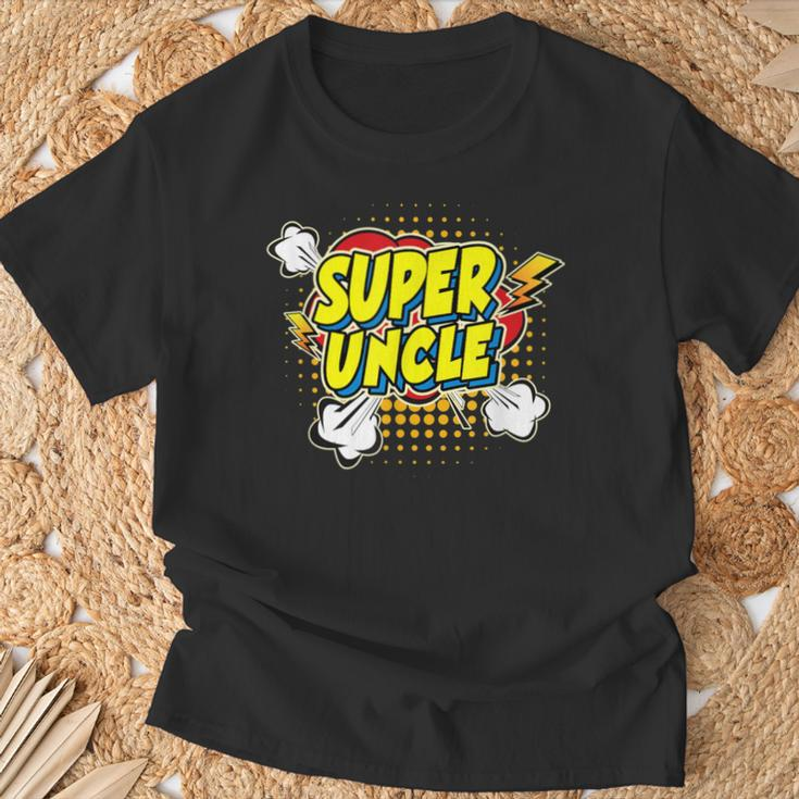 Super Awesome Matching Superhero Uncle T-Shirt Gifts for Old Men