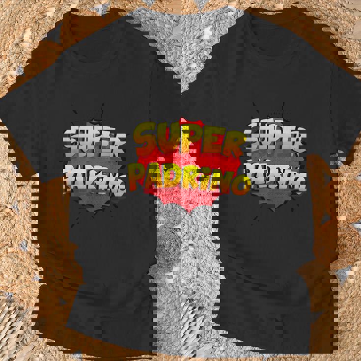 Súper Padrino Regalo Para Padrino De Bautizo Camiseta unisex Regalos para ancianos